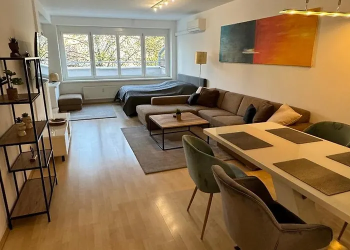 3 - Klimaanlage, Grosses Sofa, Cafe & Wlan, Selfcheckin, Parkplatz, Fuer 5 Gaeste * Linz